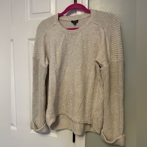 NWT Knit and cotton beautiful quality beige sweater
